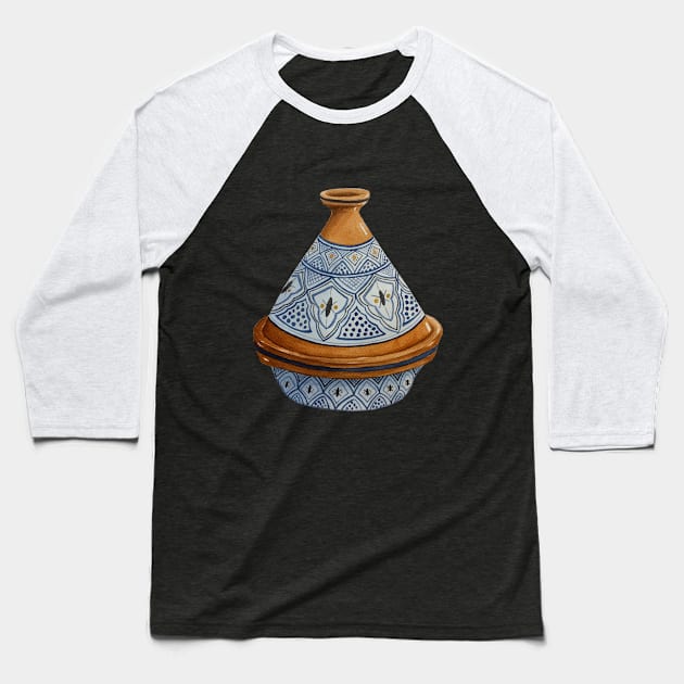 Moroccan Tajine Baseball T-Shirt by Purely Moroccan